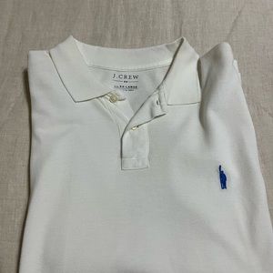Men’s white J Crew golf shirt XXL.  Only worn a few times for beach pictures.